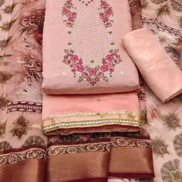 Lilots Unstitched Dress Material-picture-16