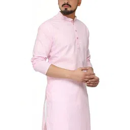 KRUDHA Men Thread Work Kurta image 2
