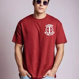 Be Crazy Men Colourblocked T-shirt-image-21