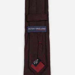 Peter England Men Woven Design Broad Tie image 4