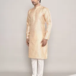 Arihant Rai Sinha Men Ethnic Motifs Embroidered Thread Work Kurta image 5