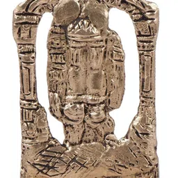 JY Yellow Religious Idol Showpiece image 5