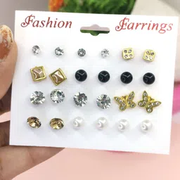 Balasundri Contemporary Studs Earrings-picture-14