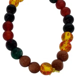 Divine souvenirs Unisex Artificial Beaded Elasticated Bracelet-picture-36