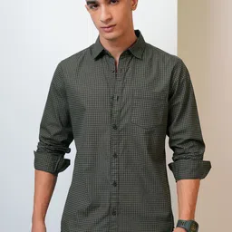 HIGHLANDER Men Slim Fit Printed Casual Shirt-image-45