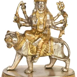 Exotic India Silver-Toned Religious Idol Showpiece-image-11