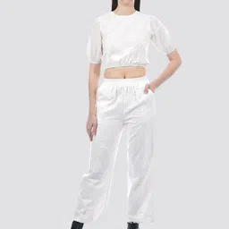 CAMLA Pure Cotton Top With Trousers Co-Ords-picture-31