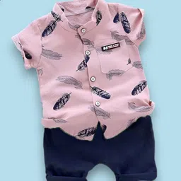 WINSWORLD ENTERPRISE Boys Printed Shirt with Shorts-picture-17