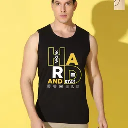 WOOSTRO Men Pack Of 2 Typography Printed Scoop Neck Cotton Slim Fit T-shirts-image-15