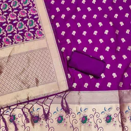 KALINI Unstitched Dress Material image 3