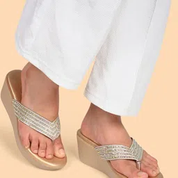 KALINI Embellished Wedge Sandals-picture-14