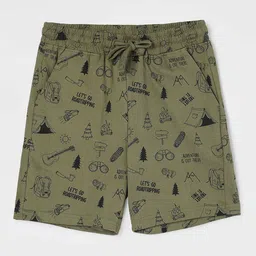 Fame Forever by Lifestyle Boys Regular Fit Graphic PrintedRegular Shorts-picture-28