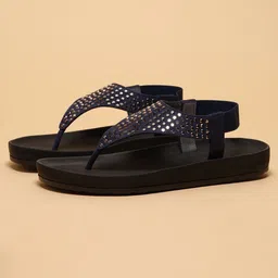 ERIDANI Women Embellished Lenora Thong Flats-picture-55