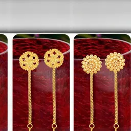 VIVASTRI Women Gold-Plated Alloy Earrings-picture-25