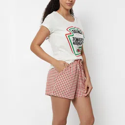 max Women Checked Night suit image 4