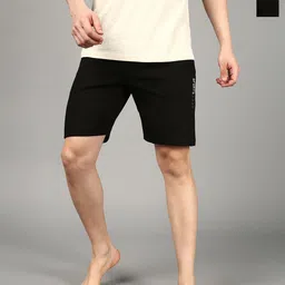 The Roadster Lifestyle Co Men Pack Of 2 Regular Fit Mid-Rise Casual Sinker Lounge Shorts-picture-10