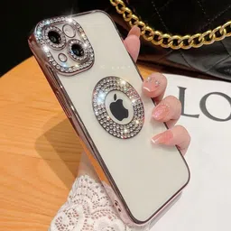 Luxury Kase Solid Printed iPhone 15 Plus Back Case Mobile Accessories image 1
