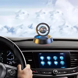 joygestur Rotating Car Aroma Diffuser with Long-Lasting Fragrance Portable Solar Energy Aroma Purifier Air Purifier image 3