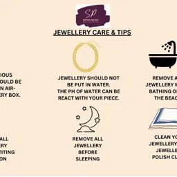 sapnapalace Simple ElegantS Gold Plated Mangalsutra Pendant Gold-plated Brass Pendant Set image 2