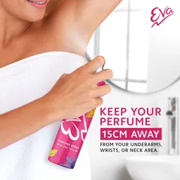 eva Aura no Gas Perfume Spray with longlasting floral grace & fresh citrus fragrance Deodorant Spray-For Women image 5