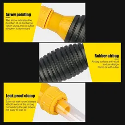onicorn High Flow Gasoline siphon Hand Pump Vehicle Oil Pump Kit image 5