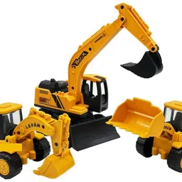 sr toys Excavator construction vehicles Set for kids (packof 3,yellow)-picture-19
