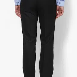 ad & av Men Regular Fit Black Viscose Rayon Trousers image 3