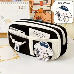 ANYSTARSHOP cartoon style design Art Polyester Pencil Box image 4