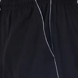 feel track Men Solid Black Track Pants image 5