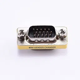 Etzin VGA Male(15 Pin) to Male(15Pin) Mini Gender Changer Convertor Adapter-VGA M to M USB Adapter image 2