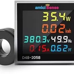 amicisense Multi-Function Digital Power Meter | 50–300VAC Voltmeter Digital Voltage Tester-picture-19