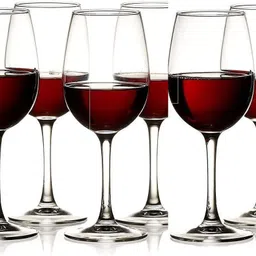 good to great (Pack of 6) Classic Red Wine Glasses Set Royal_New Glass Water/Juice Glass-picture-43