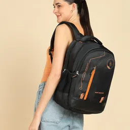 deep dazzling Unisex DD-101 Trendy School Bag Waterproof School Bag image 5