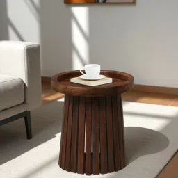 woodsworth from pepperfry Oullins Mango Wood End Table In Tubbaq Finish-picture-17