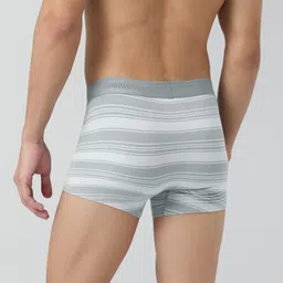 xyxx Pack of 1 Odour-free comfort Cotton STREAX Underwear Striped Men Trunk image 3