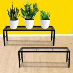 Elegance High Step Pot Stand Premium Heavy Duty Indoor Outdoor Flower Pot Stand Plant Container Set-image-8