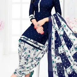 verco Unstitched Crepe Kurta & Patiyala Material Paisley-picture-31