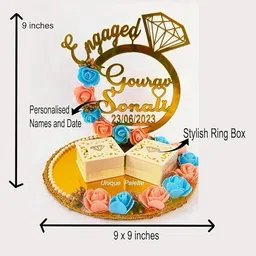 wedlock Wood Decorative Platter image 4