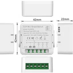 Suraksha Security Systems 1x Tuya Smart WiFi Timer Switch 16A Relay 3 Module Smart Switch image 4
