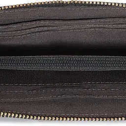 rue soleil by hidesign Women Casual Black Genuine Leather Wallet image 5