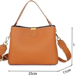 accomade Women Tan Shoulder Bag image 4