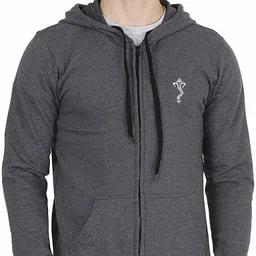 f gallery Men Full Sleeve Solid Hooded Sweatshirt-picture-16