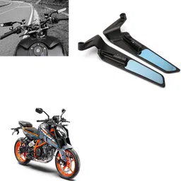 vagary Adjustable 360° Rotating New Rearview Wings Mirror for KTM Duke 390 Bike Fairing Kit-picture-27