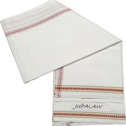 JUPALAW 2METERS TRENDY & TRADITIONAL COTTON FANCY DHOTI / LUNGI Solid Men Dhoti image 5