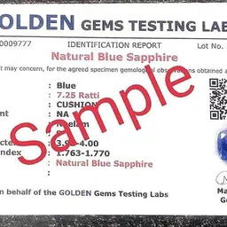 jemsprime 11.25 Ratti 10.0Crt Natural Ceylon Srilankan Neelam Blue Sapphire Stone Original Sapphire Stone image 5