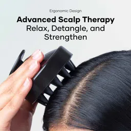 kroywen Silicone Back and Body Bath Scrubber+Scalp Massager for Hair+Face Scrubber Brush image 5