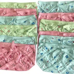 xy decor 12 Pc Soft Hosiery Cotton Nappy for new born baby Langot Washable, Multicolour-picture-44
