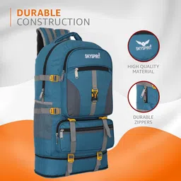 sky spirit Large 70 L Backpack Large Travel and Camping Rucksack for Unisex Use image 3