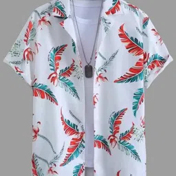 Women Slim Fit Floral Print Casual Shirt-image-3
