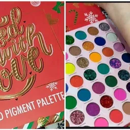 nuary 63 Long Wear Pressed Pigment Eyeshadow Palette - Glitter,Shimmer & Matte Shades image 2